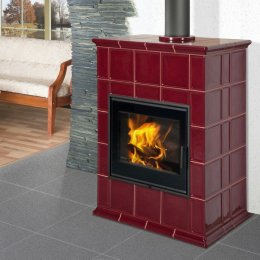 Изразцовая печь-камин Hein Baracca 8 керамика с теплообменником